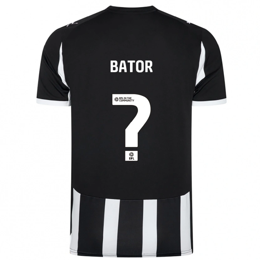Danxen Män Sam Bator #0 Svart Vit Hemmatröja Matchtröjor 2025/26 Tröjor T-Tröja