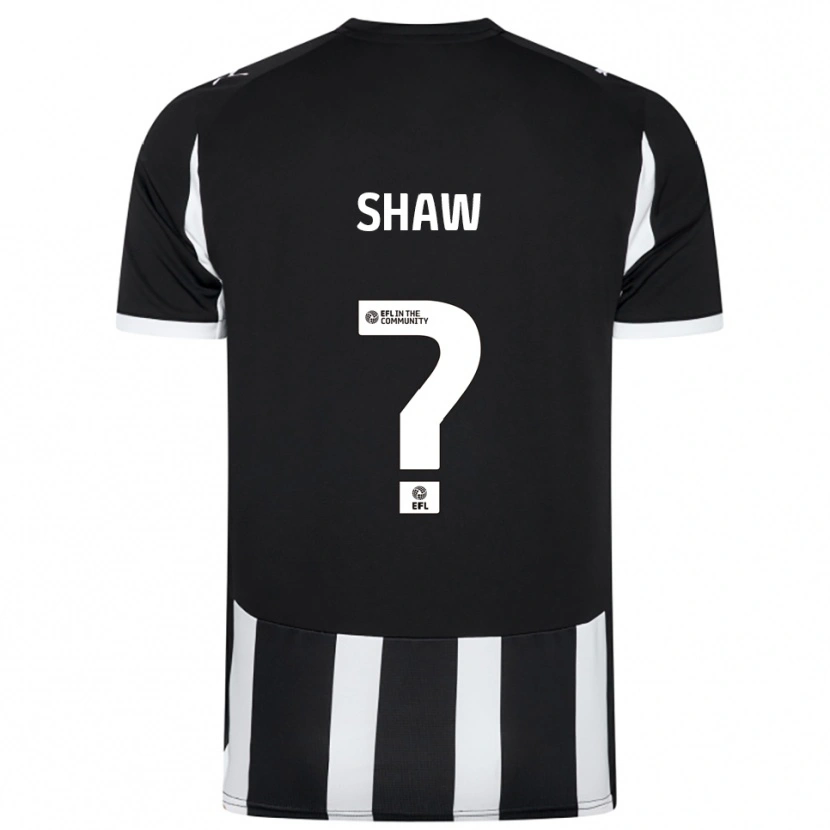 Danxen Män Ashton Shaw #0 Svart Vit Hemmatröja Matchtröjor 2025/26 Tröjor T-Tröja