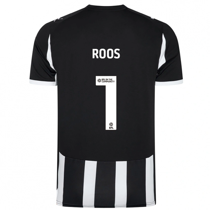 Danxen Män Kelle Roos #1 Svart Vit Hemmatröja Matchtröjor 2025/26 Tröjor T-Tröja
