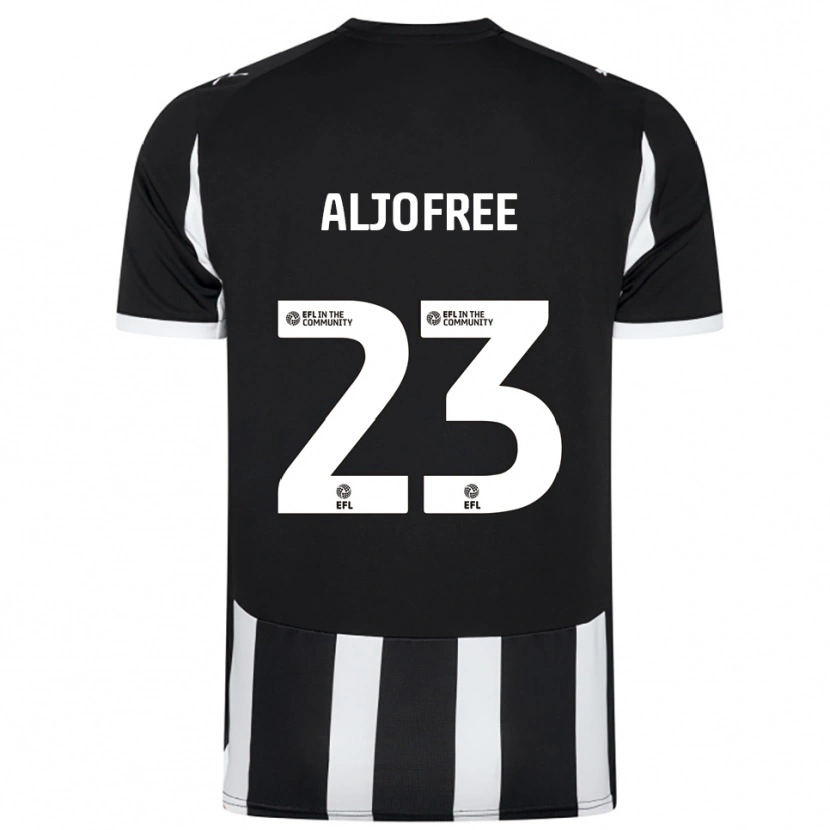 Danxen Män Sonny Aljofree #23 Svart Vit Hemmatröja Matchtröjor 2025/26 Tröjor T-Tröja