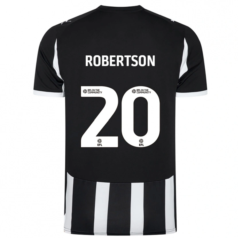 Danxen Män Scott Robertson #20 Svart Vit Hemmatröja Matchtröjor 2025/26 Tröjor T-Tröja