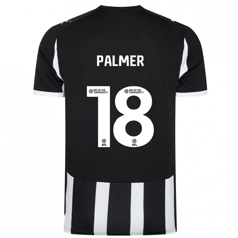 Danxen Män Matt Palmer #18 Svart Vit Hemmatröja Matchtröjor 2025/26 Tröjor T-Tröja