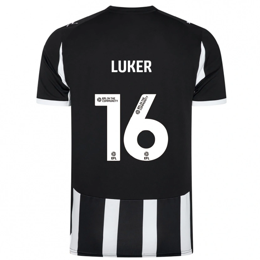 Danxen Män Jayden Luker #16 Svart Vit Hemmatröja Matchtröjor 2025/26 Tröjor T-Tröja