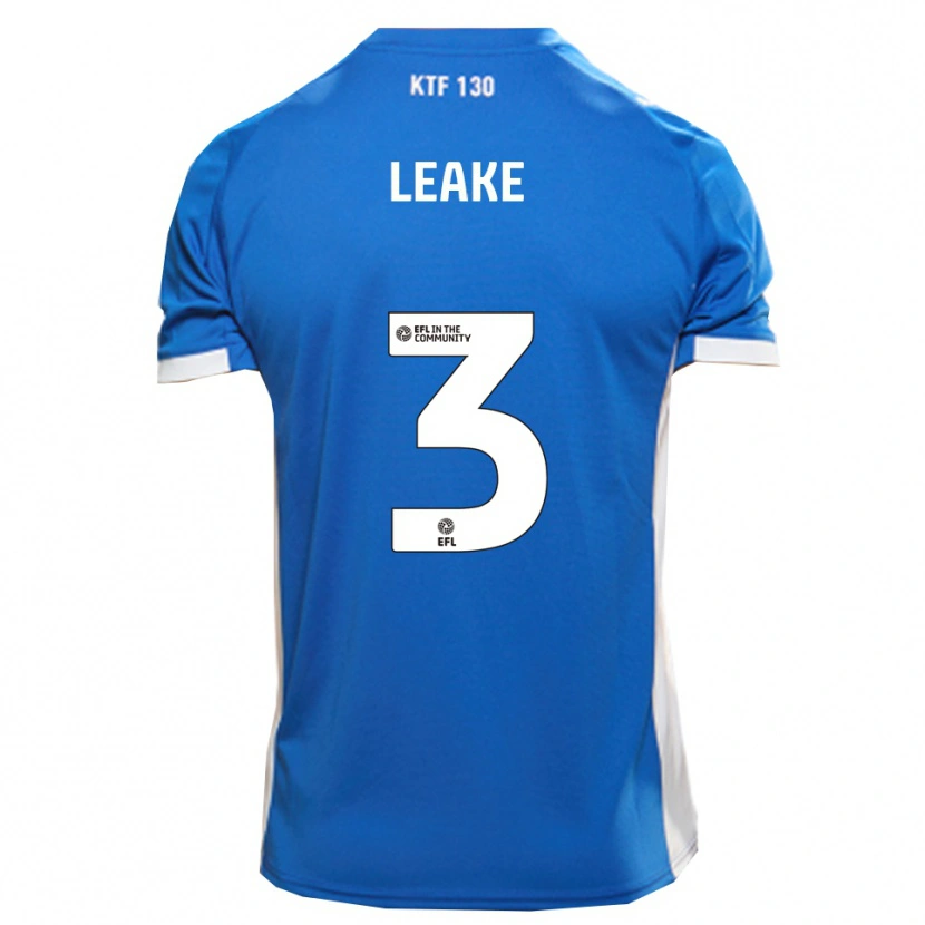 Danxen Män Jake Leake #3 Blå Vit Hemmatröja Matchtröjor 2025/26 Tröjor T-Tröja