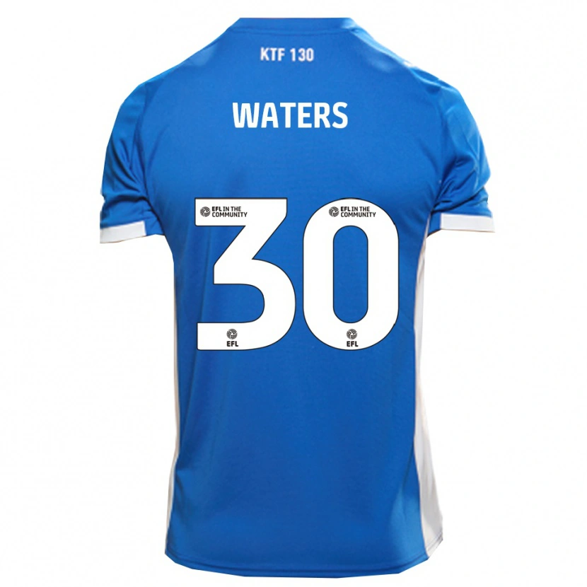 Danxen Män Billy Waters #30 Blå Vit Hemmatröja Matchtröjor 2025/26 Tröjor T-Tröja