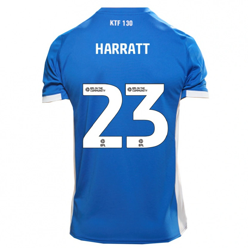 Danxen Män Kian Harratt #23 Blå Vit Hemmatröja Matchtröjor 2025/26 Tröjor T-Tröja
