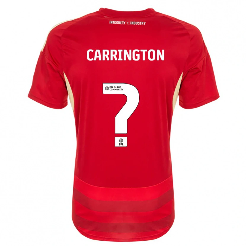 Danxen Män Abbie Carrington #0 Röd Vit Hemmatröja Matchtröjor 2025/26 Tröjor T-Tröja