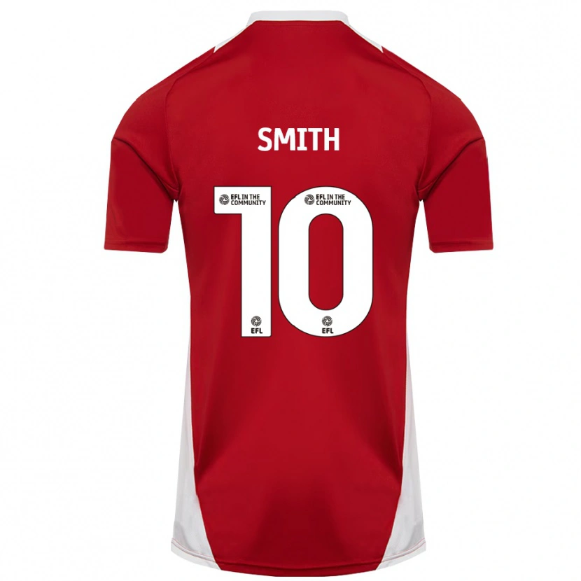 Danxen Män Harry Smith #10 Röd Vit Guld Hemmatröja Matchtröjor 2025/26 Tröjor T-Tröja