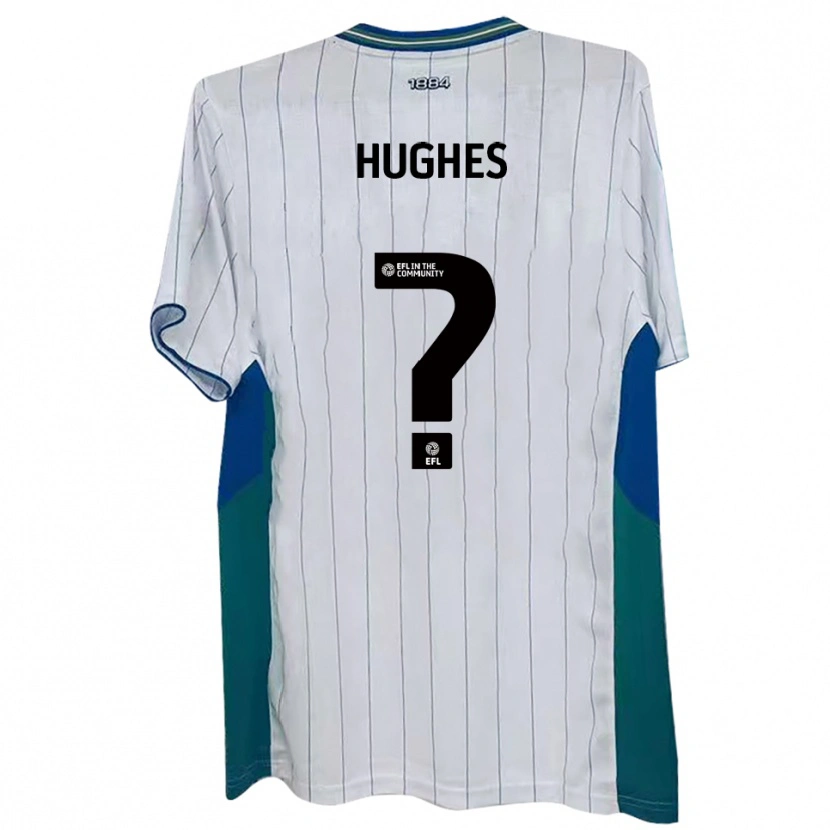 Danxen Män Zoe Hughes #0 Vit Grön Blå Hemmatröja Matchtröjor 2025/26 Tröjor T-Tröja