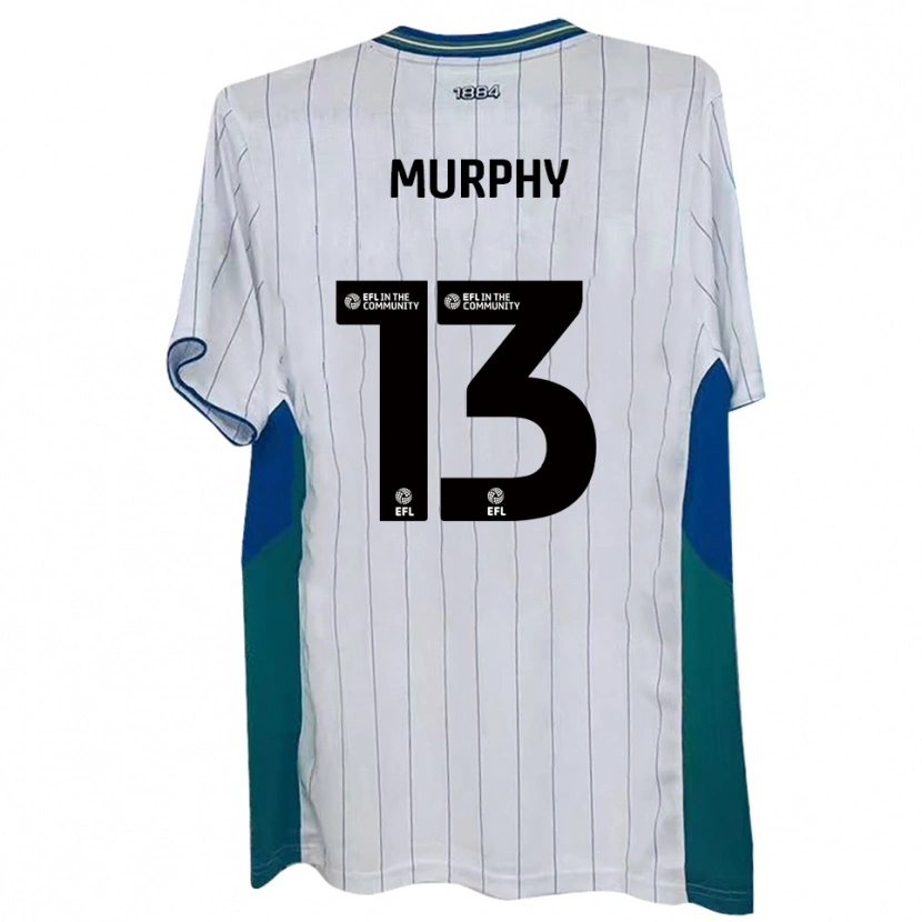 Danxen Män Joe Murphy #13 Vit Grön Blå Hemmatröja Matchtröjor 2025/26 Tröjor T-Tröja