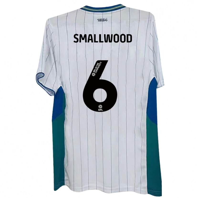 Danxen Män Richard Smallwood #6 Vit Grön Blå Hemmatröja Matchtröjor 2025/26 Tröjor T-Tröja