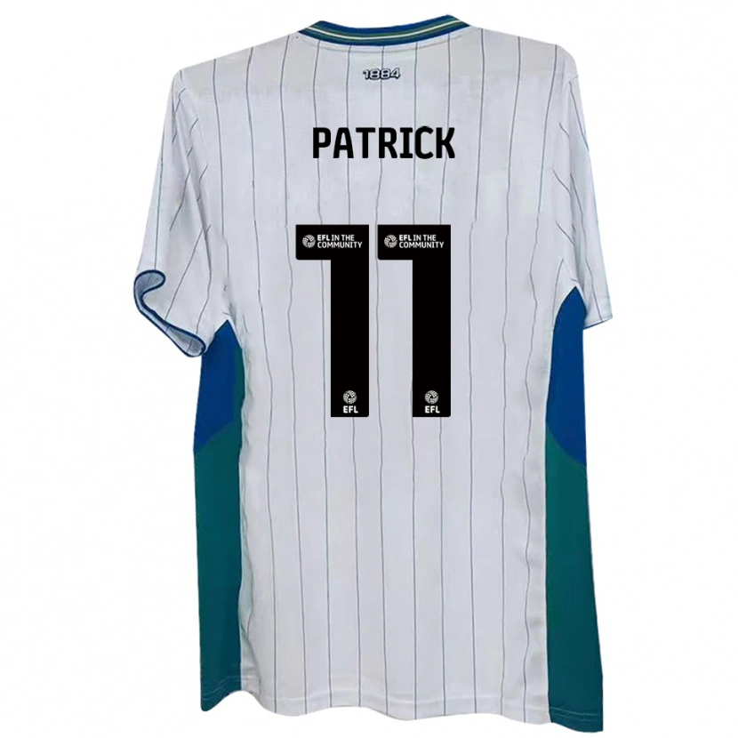 Danxen Män Omari Patrick #11 Vit Grön Blå Hemmatröja Matchtröjor 2025/26 Tröjor T-Tröja