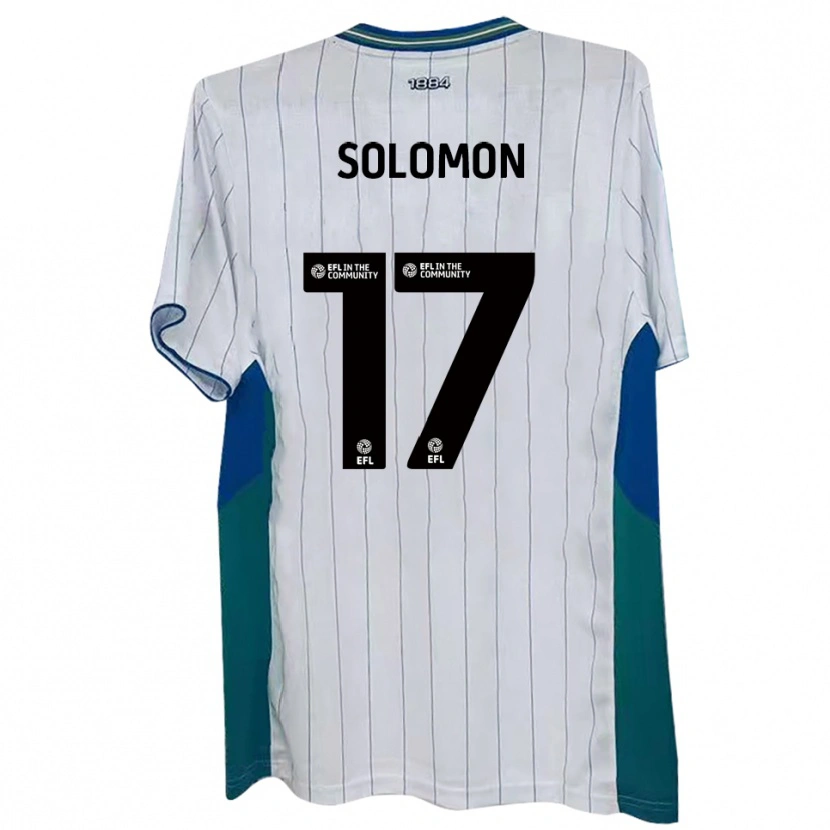 Danxen Män Sol Solomon #17 Vit Grön Blå Hemmatröja Matchtröjor 2025/26 Tröjor T-Tröja