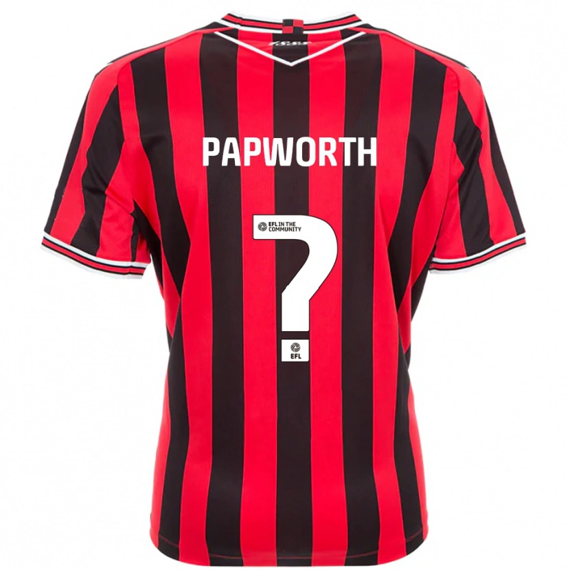 Danxen Män Imogen Papworth #0 Röd Svart Hemmatröja Matchtröjor 2025/26 Tröjor T-Tröja