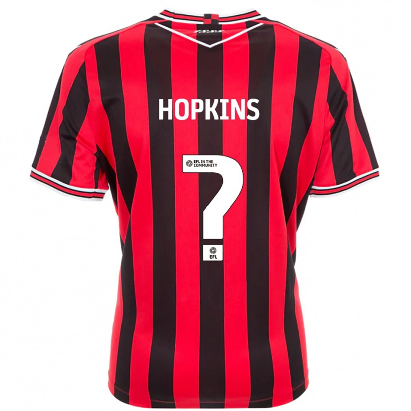 Danxen Män Leila Hopkins #0 Röd Svart Hemmatröja Matchtröjor 2025/26 Tröjor T-Tröja