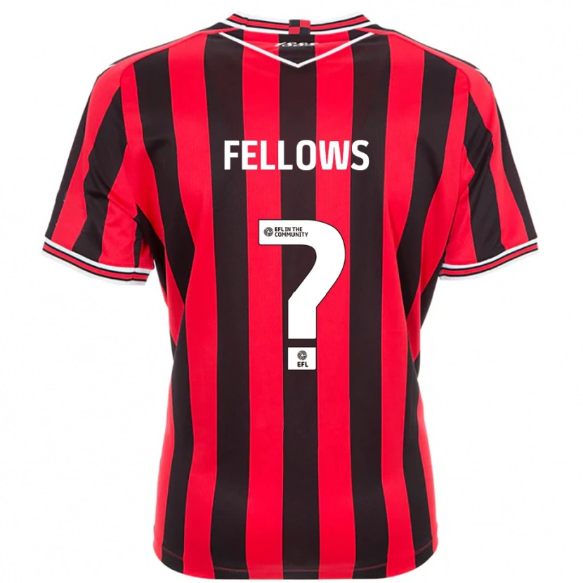 Danxen Män Mia Fellows #0 Röd Svart Hemmatröja Matchtröjor 2025/26 Tröjor T-Tröja