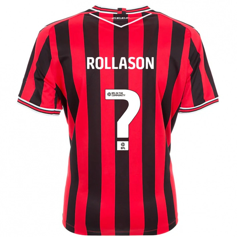 Danxen Män Amy Rollason #0 Röd Svart Hemmatröja Matchtröjor 2025/26 Tröjor T-Tröja