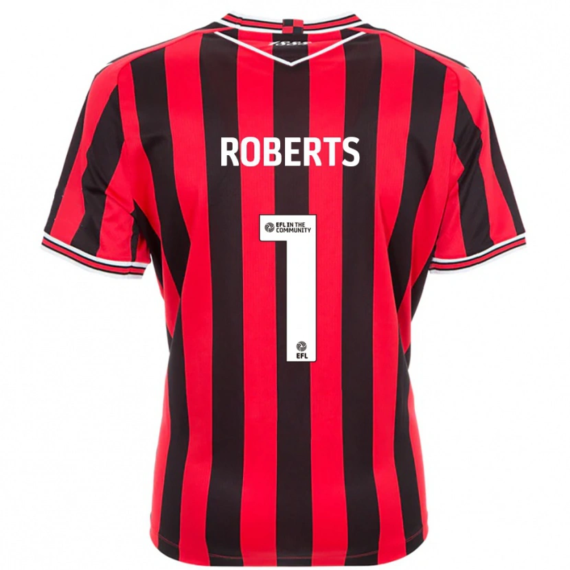 Danxen Män Myles Roberts #1 Röd Svart Hemmatröja Matchtröjor 2025/26 Tröjor T-Tröja