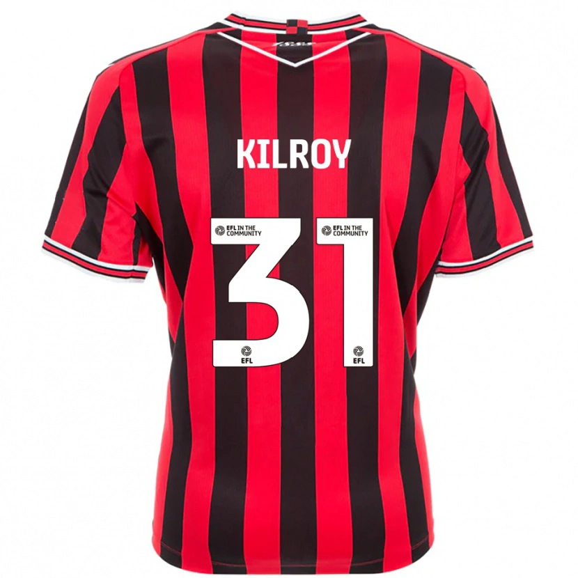 Danxen Män Jenson Kilroy #31 Röd Svart Hemmatröja Matchtröjor 2025/26 Tröjor T-Tröja