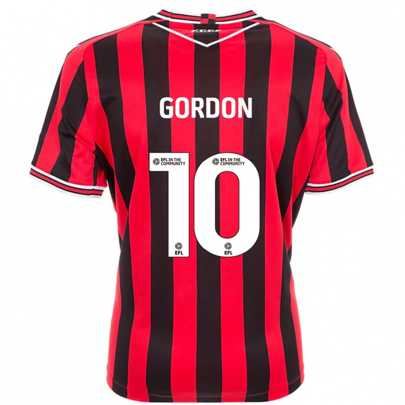 Danxen Män Josh Gordon #10 Röd Svart Hemmatröja Matchtröjor 2025/26 Tröjor T-Tröja