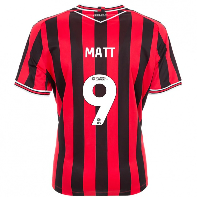 Danxen Män Jamille Matt #9 Röd Svart Hemmatröja Matchtröjor 2025/26 Tröjor T-Tröja