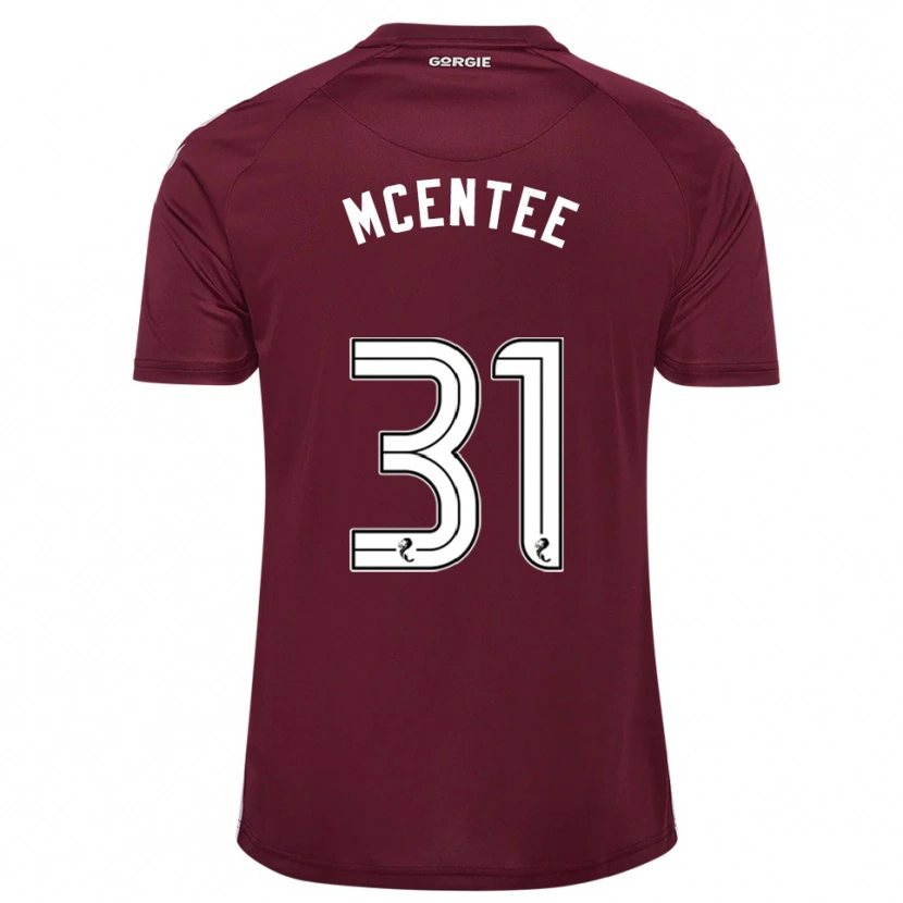 Danxen Män Oisin Mcentee #31 Vinröd Vit Hemmatröja Matchtröjor 2025/26 Tröjor T-Tröja