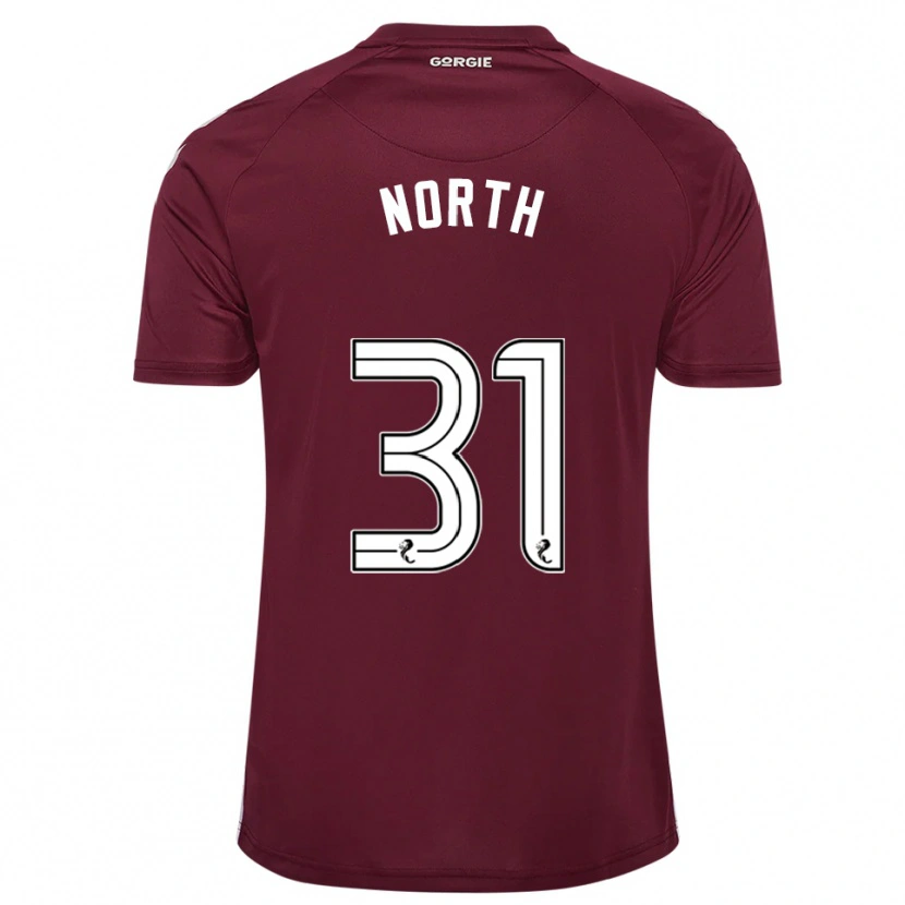 Danxen Män Tommy North #31 Vinröd Vit Hemmatröja Matchtröjor 2025/26 Tröjor T-Tröja