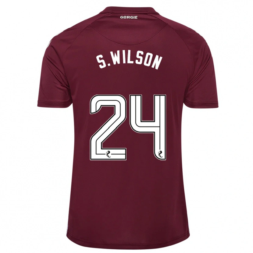 Danxen Män Stanley Wilson #24 Vinröd Vit Hemmatröja Matchtröjor 2025/26 Tröjor T-Tröja