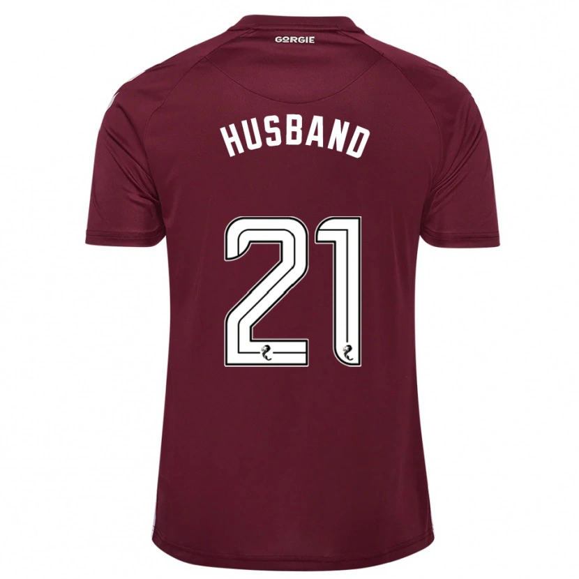 Danxen Män Erin Husband #21 Vinröd Vit Hemmatröja Matchtröjor 2025/26 Tröjor T-Tröja