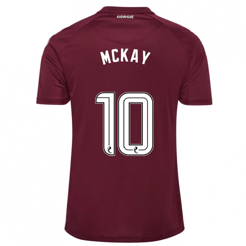 Danxen Män Barrie Mckay #10 Vinröd Vit Hemmatröja Matchtröjor 2025/26 Tröjor T-Tröja