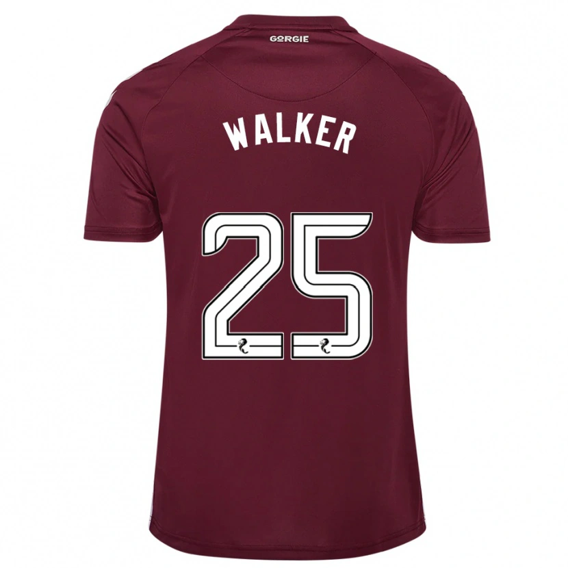 Danxen Män Liam Walker #25 Vinröd Vit Hemmatröja Matchtröjor 2025/26 Tröjor T-Tröja