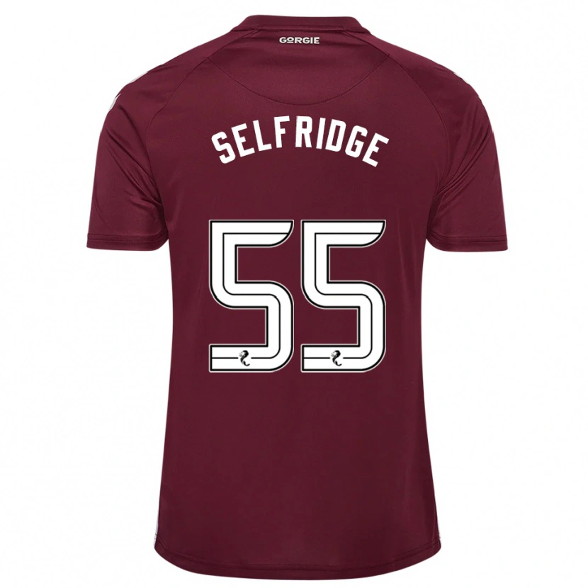 Danxen Män Louis Selfridge #55 Vinröd Vit Hemmatröja Matchtröjor 2025/26 Tröjor T-Tröja