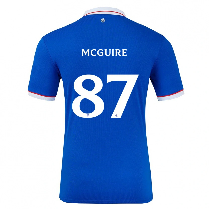 Danxen Män Rydnn Mcguire #87 Blå Vit Hemmatröja Matchtröjor 2025/26 Tröjor T-Tröja
