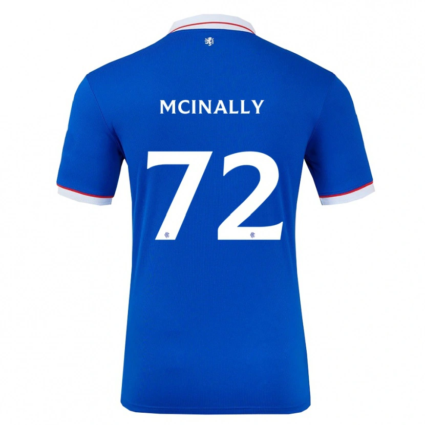 Danxen Män Darren Mcinally #72 Blå Vit Hemmatröja Matchtröjor 2025/26 Tröjor T-Tröja