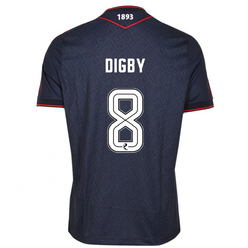Danxen Män Paul Digby #8 Marin Vit Hemmatröja Matchtröjor 2025/26 Tröjor T-Tröja