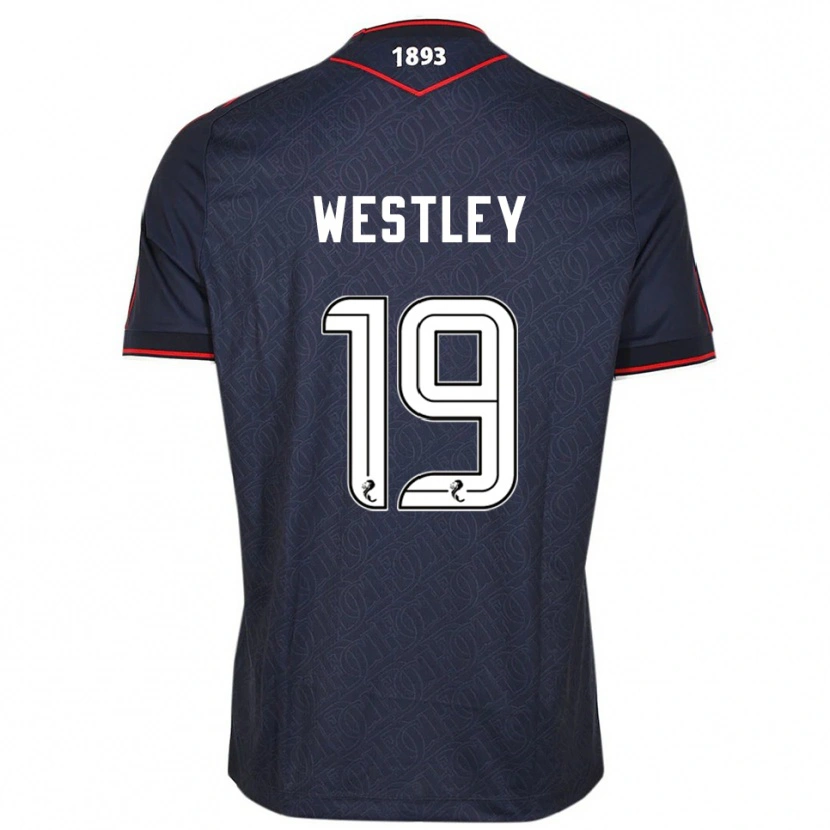 Danxen Män Joe Westley #19 Marin Vit Hemmatröja Matchtröjor 2025/26 Tröjor T-Tröja