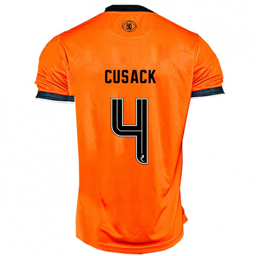 Danxen Män Abbie Cusack #4 Orange Svart Hemmatröja Matchtröjor 2025/26 Tröjor T-Tröja