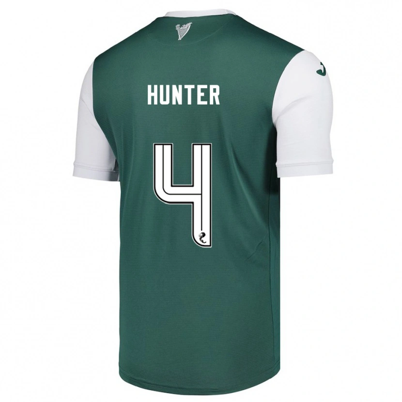 Danxen Män Siobhan Hunter #4 Grön Vit Hemmatröja Matchtröjor 2025/26 Tröjor T-Tröja