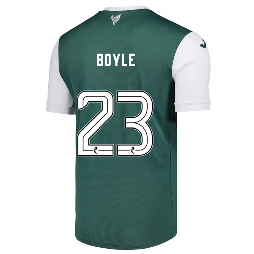 Danxen Män Rachael Boyle #23 Grön Vit Hemmatröja Matchtröjor 2025/26 Tröjor T-Tröja