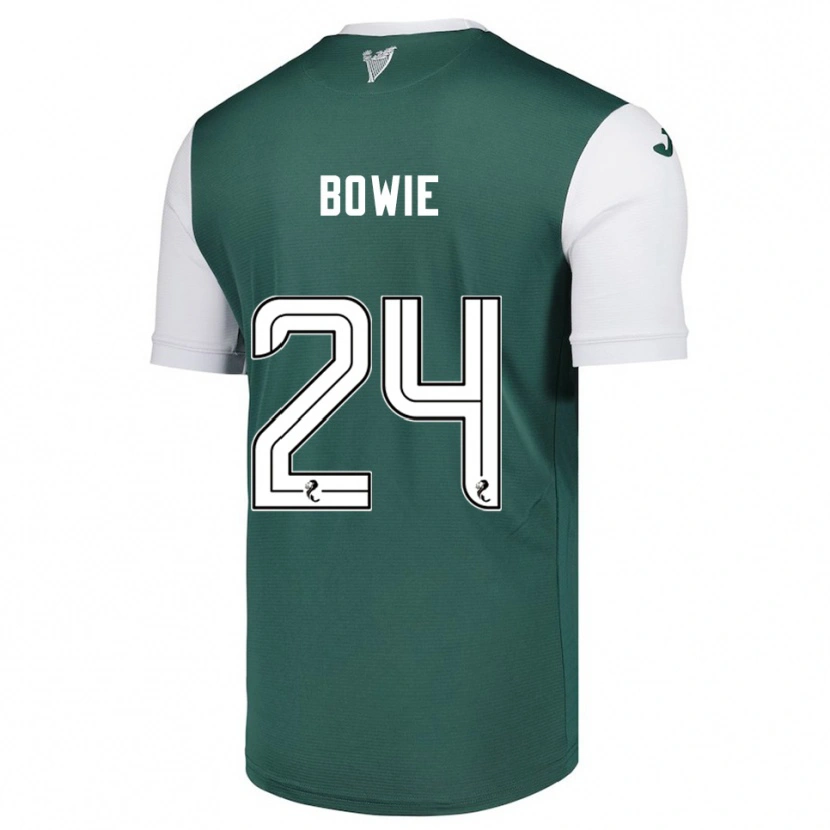 Danxen Män Tegan Bowie #24 Grön Vit Hemmatröja Matchtröjor 2025/26 Tröjor T-Tröja