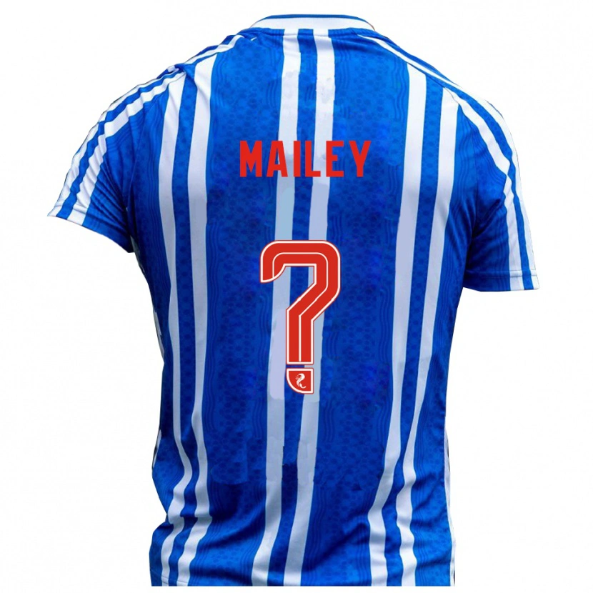 Danxen Män Cara Mailey #0 Blå Vit Hemmatröja Matchtröjor 2025/26 Tröjor T-Tröja