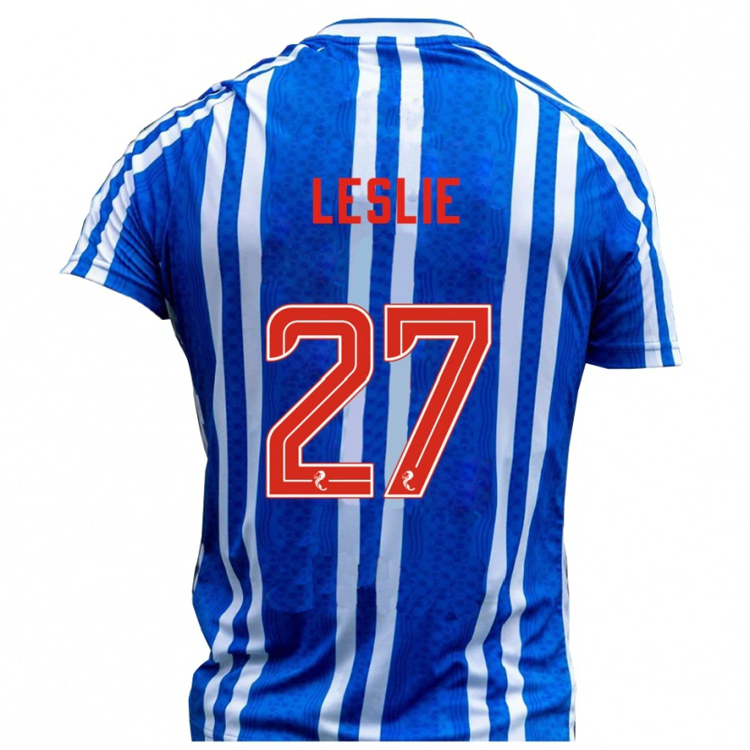 Danxen Män Kian Leslie #27 Blå Vit Hemmatröja Matchtröjor 2025/26 Tröjor T-Tröja