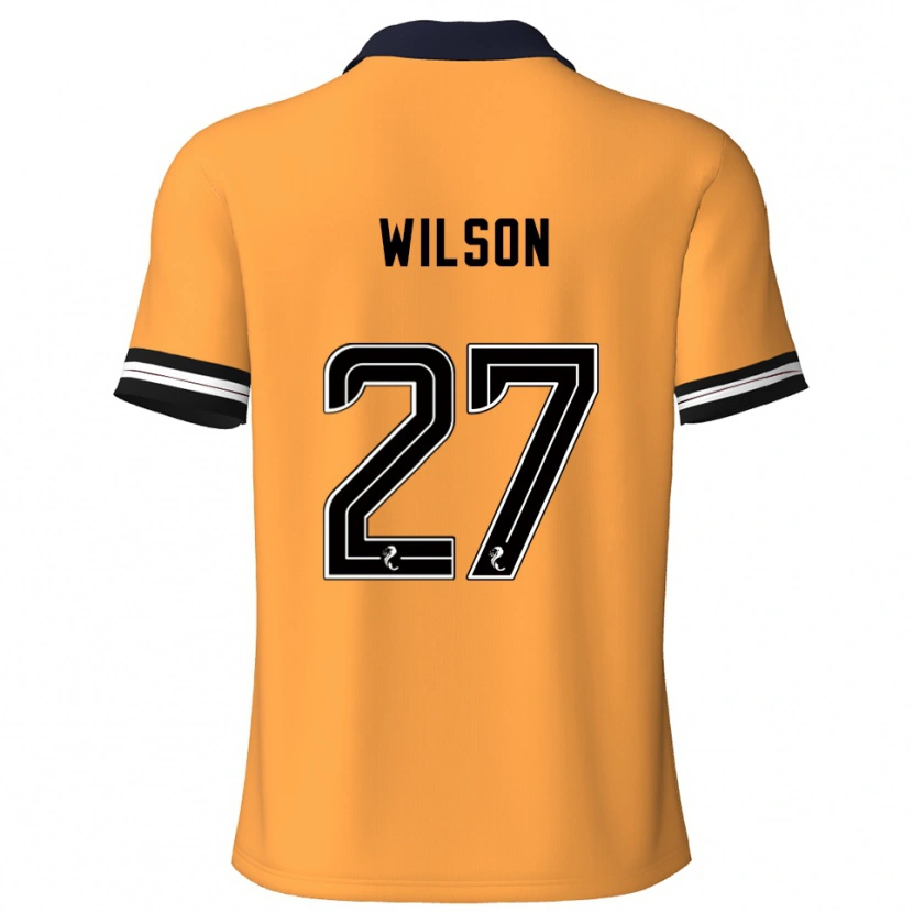 Danxen Män Danny Wilson #27 Gul Svart Hemmatröja Matchtröjor 2025/26 Tröjor T-Tröja