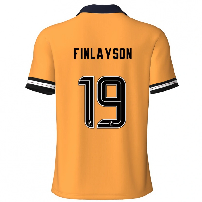 Danxen Män Danny Finlayson #19 Gul Svart Hemmatröja Matchtröjor 2025/26 Tröjor T-Tröja