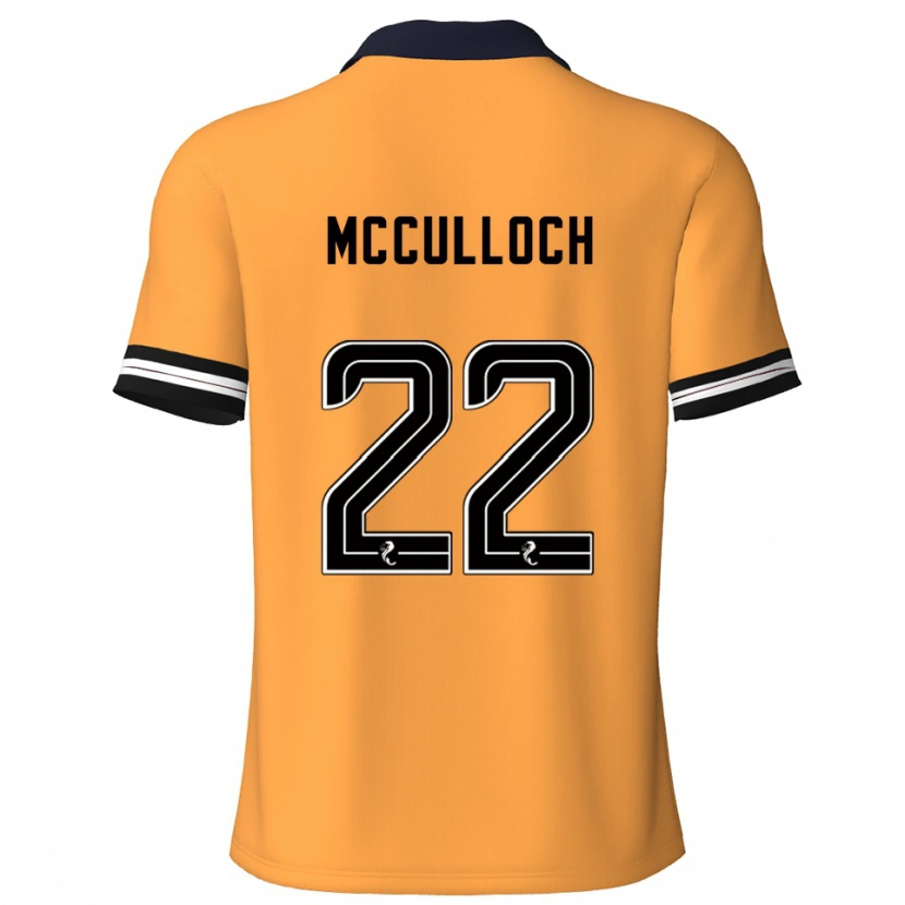 Danxen Män Seren Mcculloch #22 Gul Svart Hemmatröja Matchtröjor 2025/26 Tröjor T-Tröja