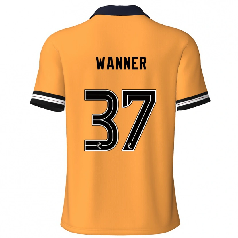 Danxen Män Jannik Wanner #37 Gul Svart Hemmatröja Matchtröjor 2025/26 Tröjor T-Tröja