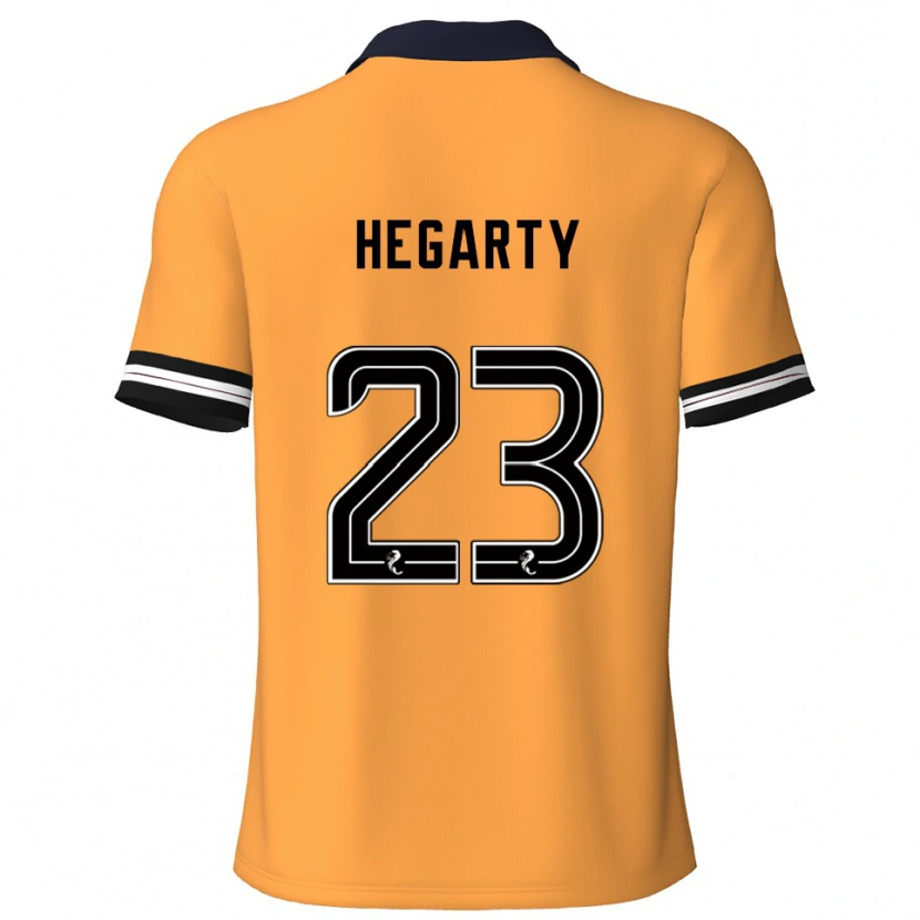 Danxen Män Nina Hegarty #23 Gul Svart Hemmatröja Matchtröjor 2025/26 Tröjor T-Tröja