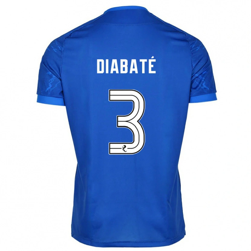 Danxen Män Cheick Diabaté #3 Blå Vit Hemmatröja Matchtröjor 2025/26 Tröjor T-Tröja