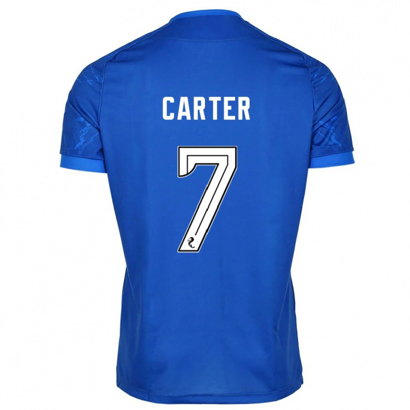 Danxen Män Nicole Carter #7 Blå Vit Hemmatröja Matchtröjor 2025/26 Tröjor T-Tröja
