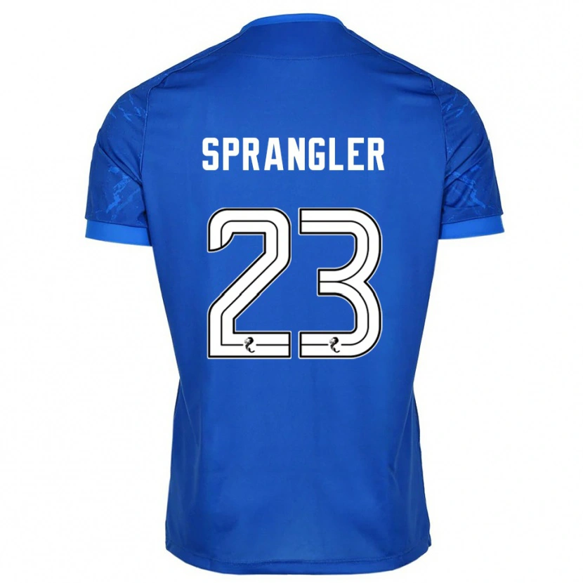 Danxen Män Sven Sprangler #23 Blå Vit Hemmatröja Matchtröjor 2025/26 Tröjor T-Tröja
